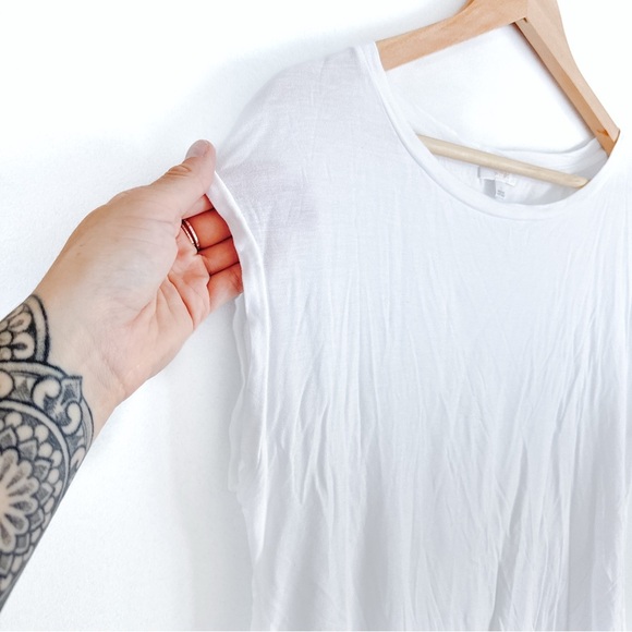 Aritzia Wilfred Anvers T-Shirt Bright White - Size Small - Picture 3 of 6